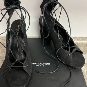 Saint Laurent Paris NWT Black shoes size 7